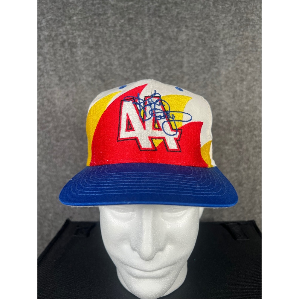 Vintage 90s Logo 7 Kyle Petty 44 Sharktooth Hot Wheels NASCAR Snapback Hat
